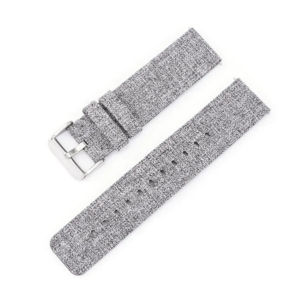 Durable Nylon Weave Canvas Smartwatch Strap, Multiple Widths