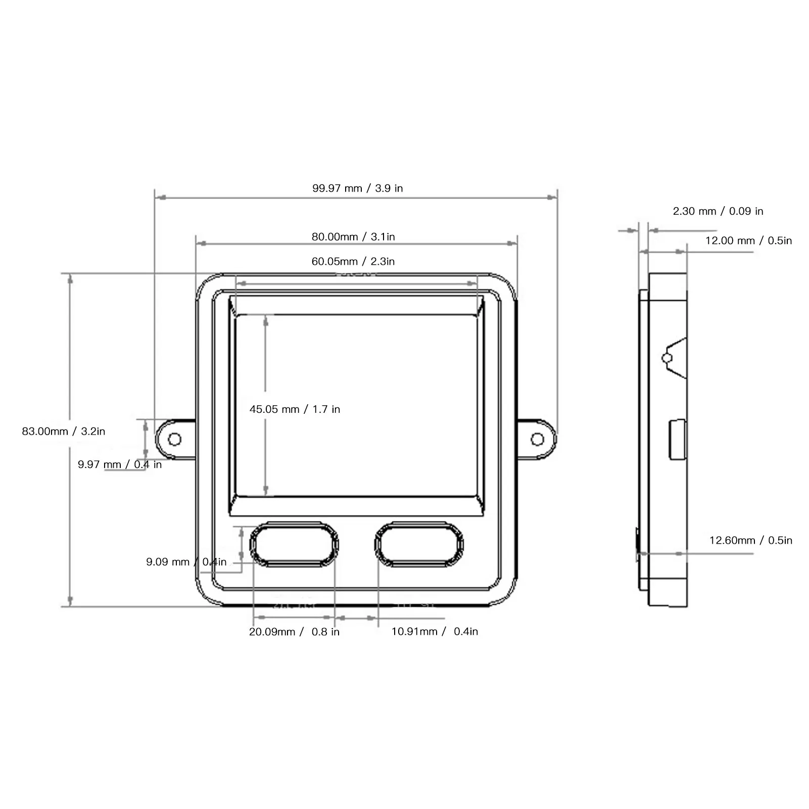 Trackpad USB Wired Embedded Compact 2 Buttons Portable Computer Touch Pad For Laptops Desktops