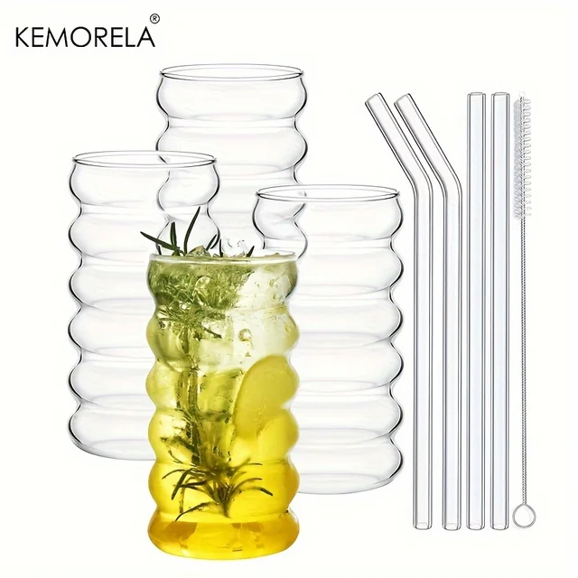 Wave-Shape Beverage Glasses 1