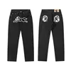 2024 Cyber Y2K Fashion Flying Dog Printed Baggy New Jeans Pants For Men Designer Clothes Luxury Kanye Straight Cowboy Trousers 2
