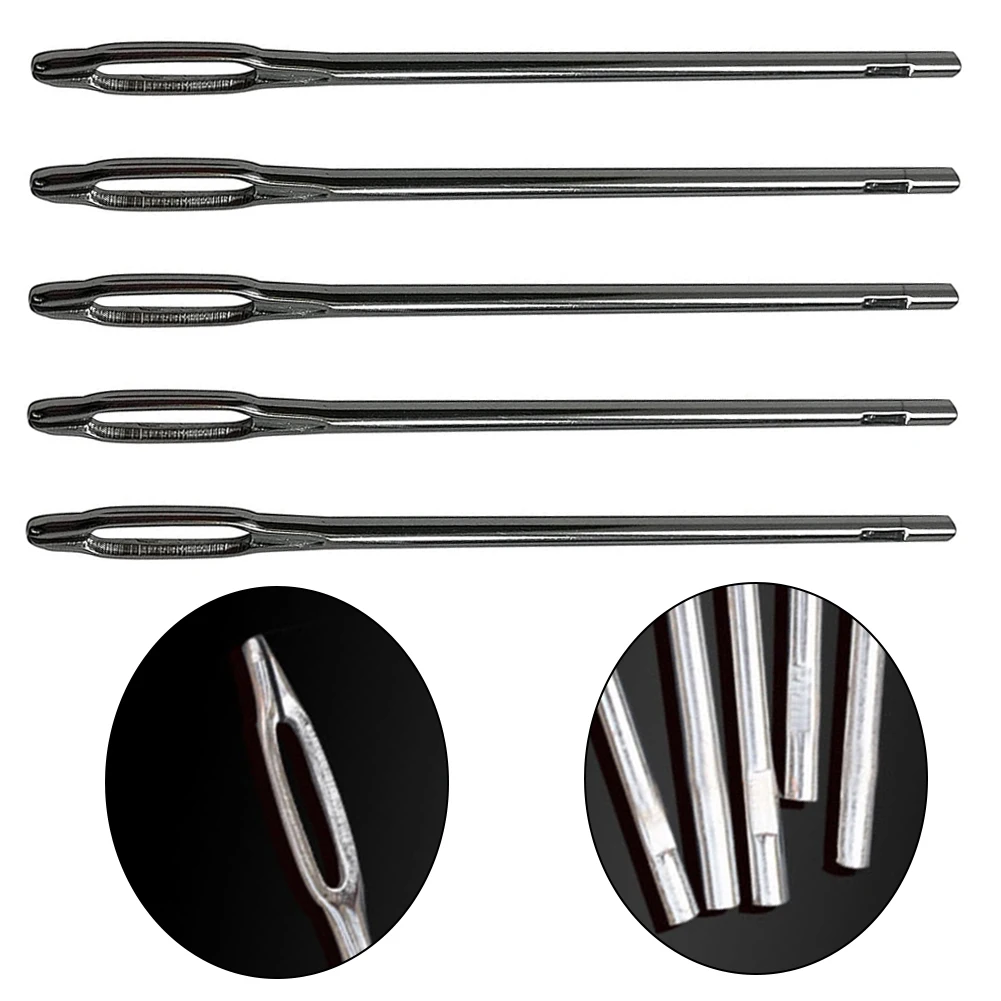 Car Split Eye Needle Tire Plug Tools 5PCS Auto Repair Hand Tools For T-Handle Tire Plug Tire Repair Tools