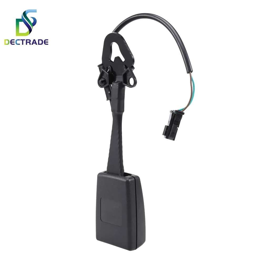 DECTRADE Front Seat Belt Buckle Extender Clip Socket with Warning Cable for Audi A6 C6 2006-2011 4F0 857 755 01C 4FD 857 755 01C
