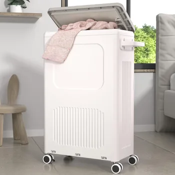 Laundry Hamper with Wheels 1