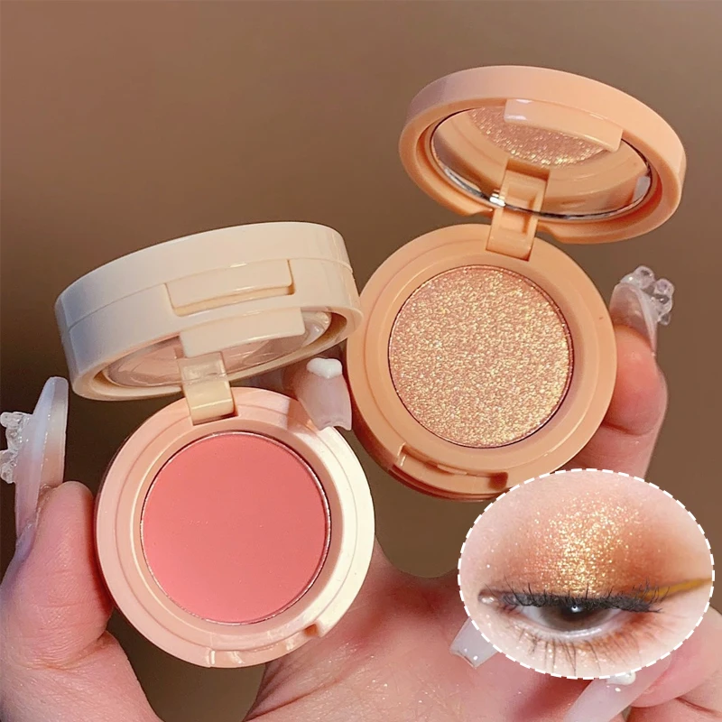 Powder Blusher Miss Lara Ball-Touch One-Dose Quality Practical Cosmetics One Use 3 Saucer Gain Girl Feel Joints Self-Mirroring