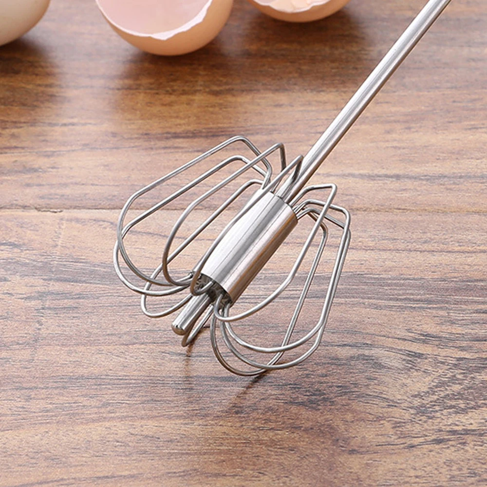 Semi Automatic Mixer Egg Beater Manual  304 Stainless Steel Whisk Hand  Blender - Egg Tools - Aliexpress