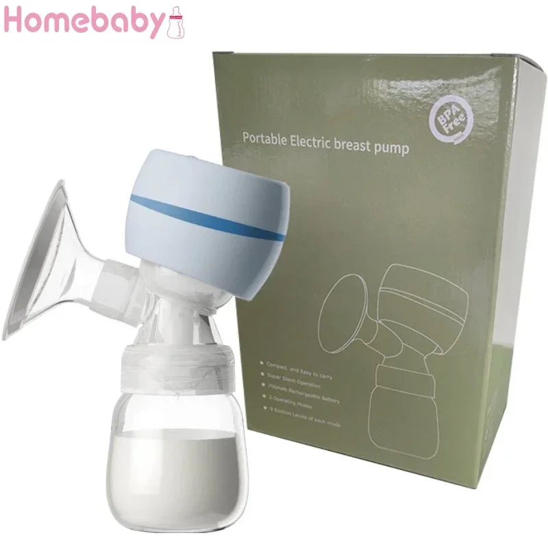 

Home Baby Massage Breast Pump Milk Pump with Massage & Pumping 9 Level Adjustment Speed Dropshipping