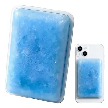 Pacco di ghiaccio riutilizzabile per telefono, portatile, a lunga durata, per raffreddare il cellulare e la fotocamera, ideale per l'estate, vlog, viaggi, campeggio.