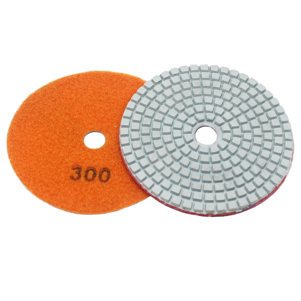 Almohadillas De Pulido De Diamante De 4 Pulgadas, Granito Seco Y