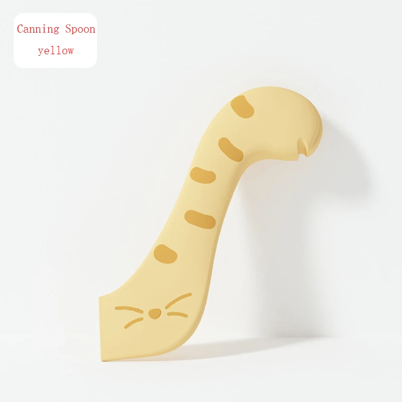 Pet Cat Can Spoon Multi-function Cat Opener Pet Wet Food Feeding Spoon Open Lid Can Be Suspended