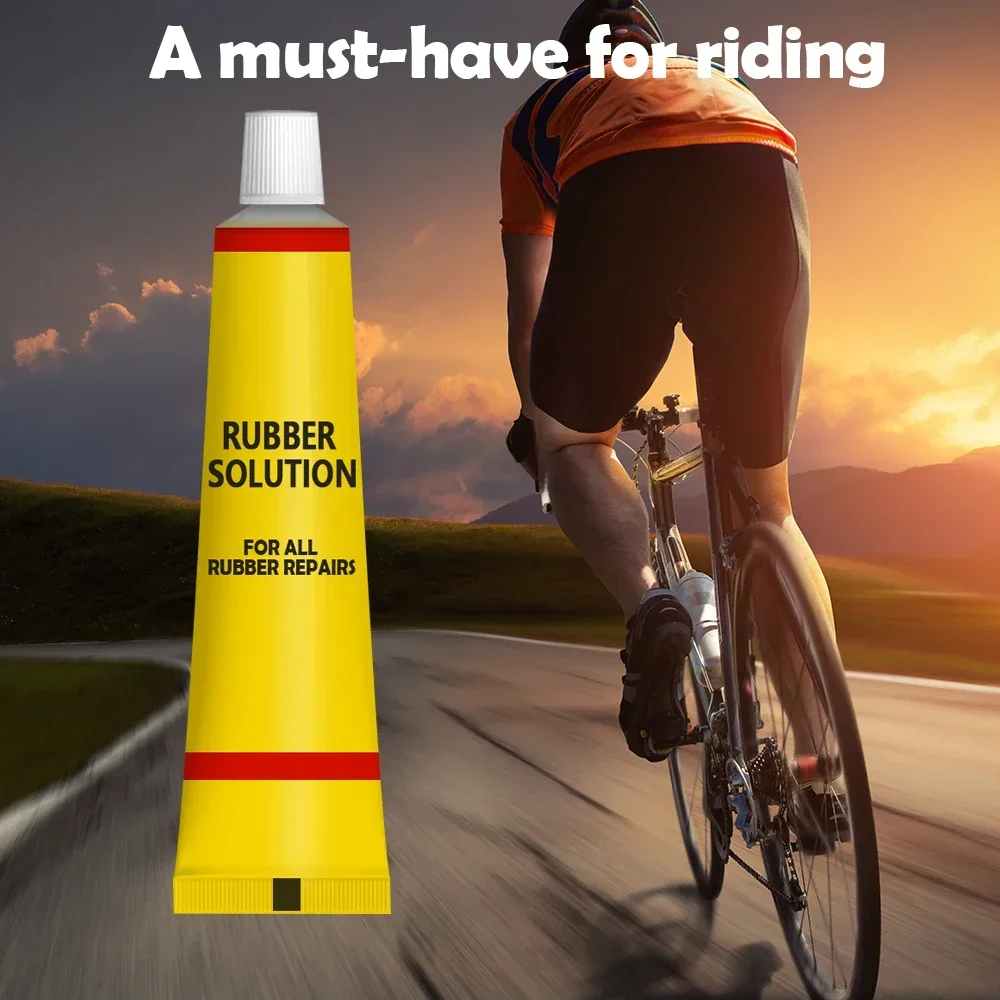 5Pcs Bicycle Repair Glue Bike Tire Repair Tools Bicycle Inner Tube Puncture Cement Rubber Cold Patch Solution tire repair glue