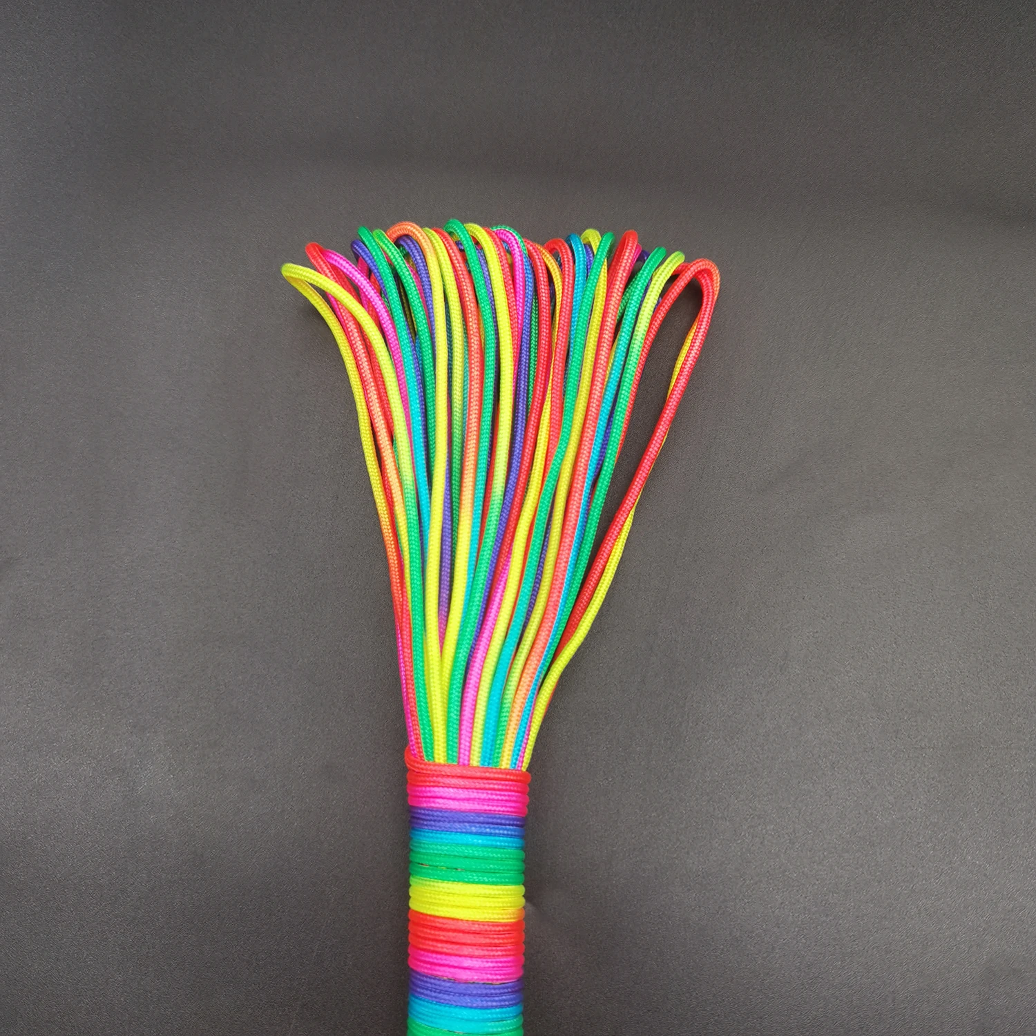 Rainbow rope 7 strands parachute rope 5m/10m/31m 2mm/3mm/4mm diameter Climbing camping survival gear parachute bracelet