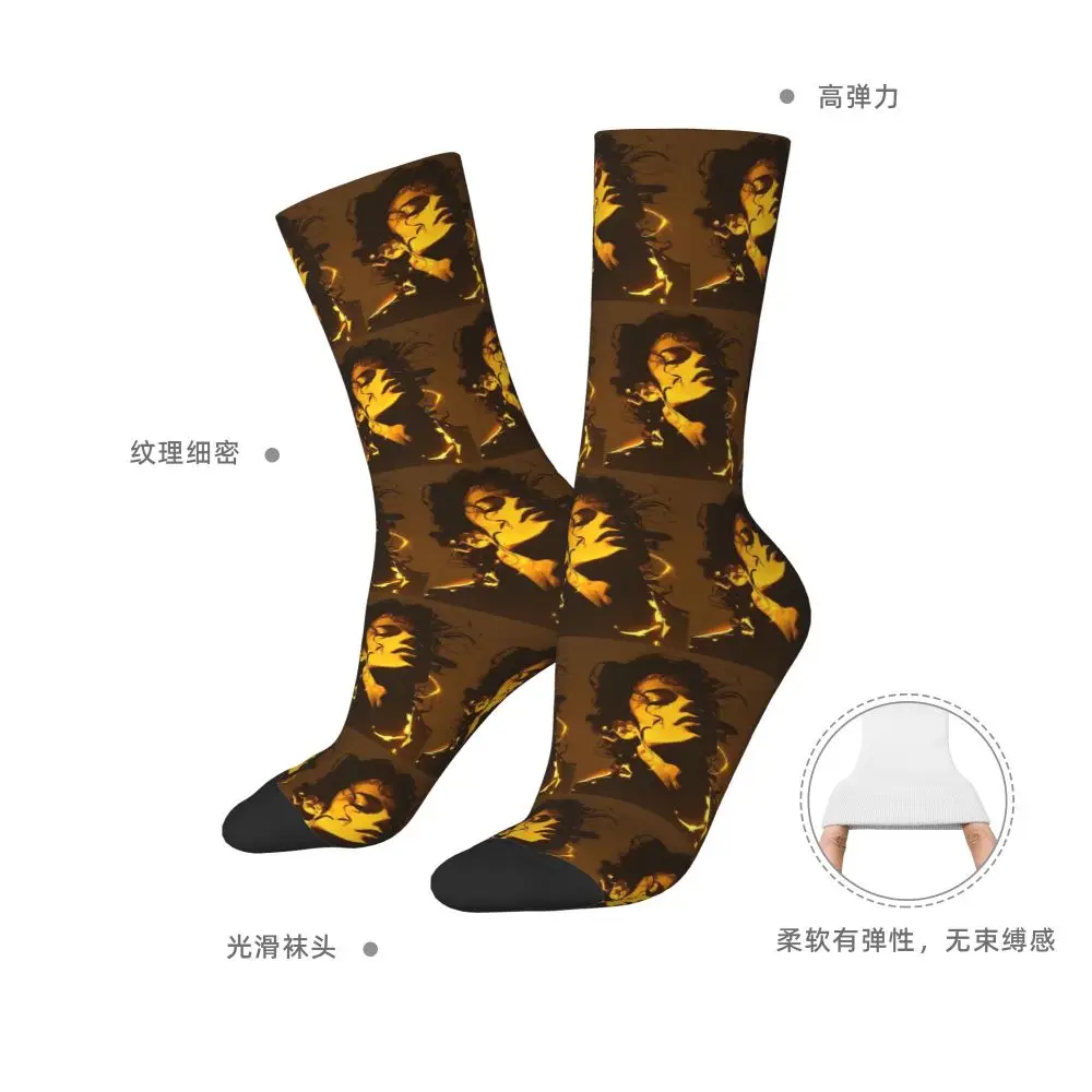 Michael Jackson Musicians Singers Dancers Socks Harajuku Stockings All Season Long Socks Accessories for Unisex Christmas Gifts