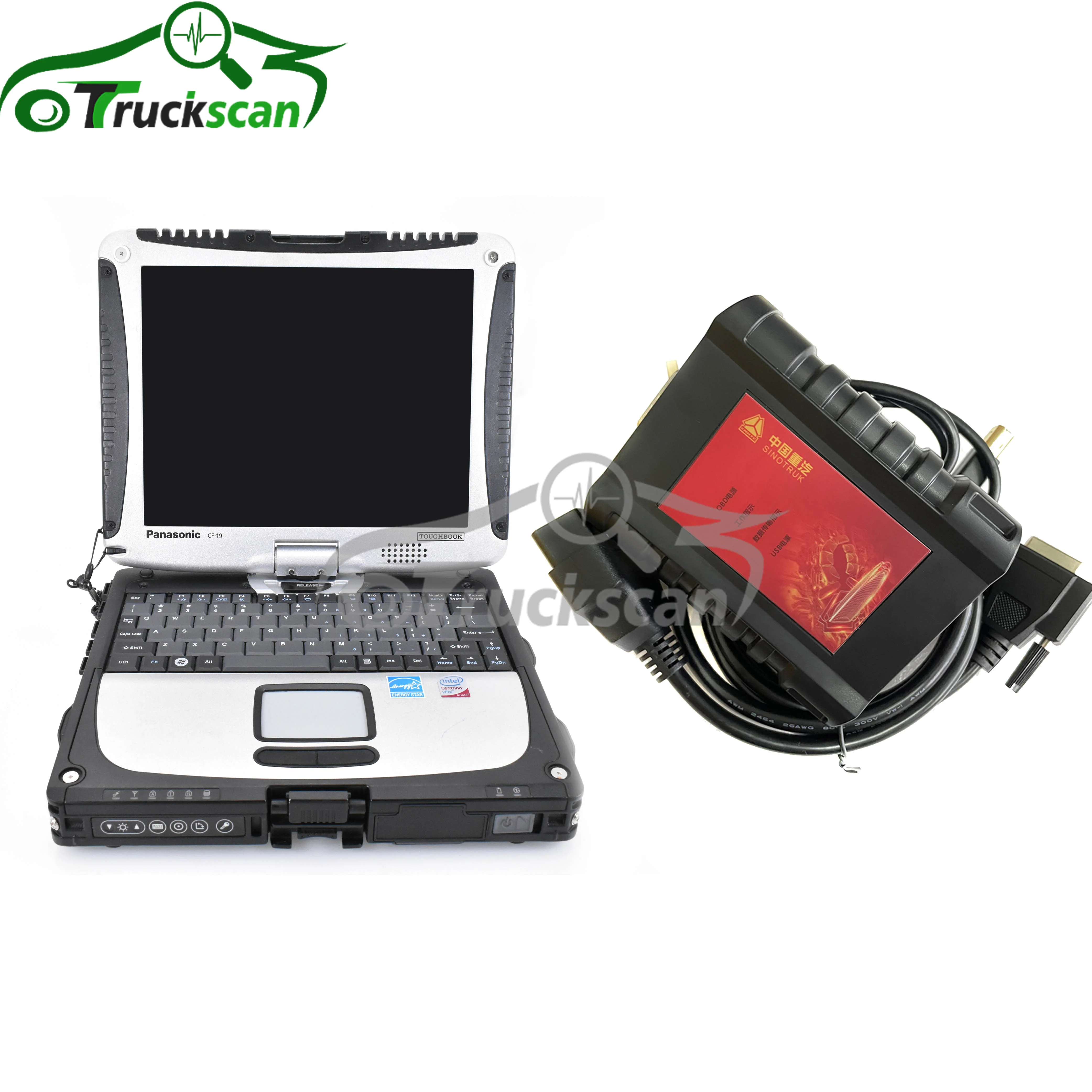 

For SINOTRUK HOWO Cnhtc Diesel Engine Heavy Duty Truck Diagnostic Tool Scanner For Sinotruck Diagnostic Interface with CF19/CFC2