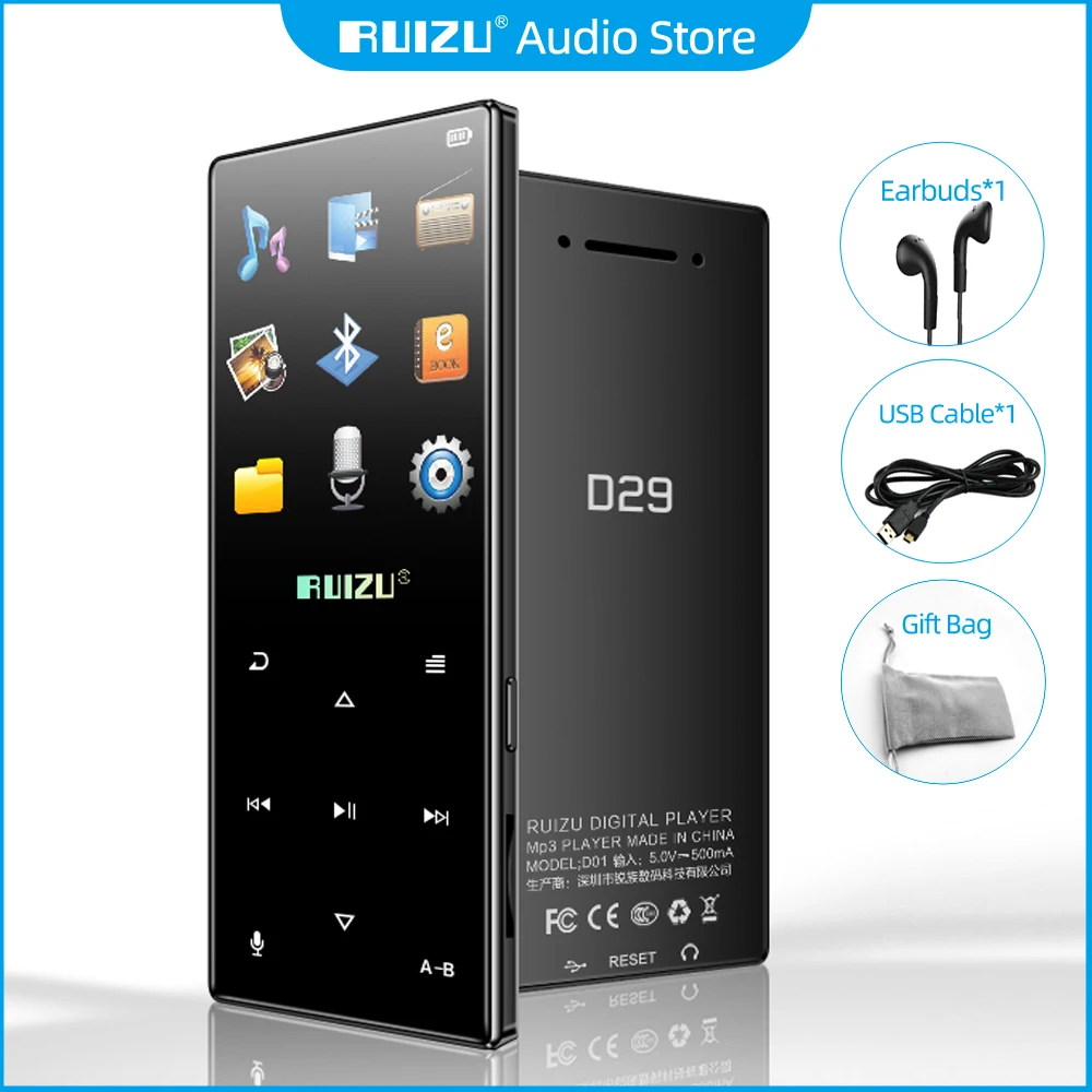

Mp3-плеер RUIZU D29 с поддержкой Bluetooth и TF-карты