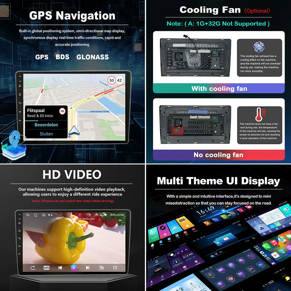 안드로이드 OS GPS 네비게이션 자동차 멀티미디어 라디오 플레이어, 도요타 코롤라 액시오 2 필더 3 E160 2012 2021 블루투스 오디오 DSP 스테레오