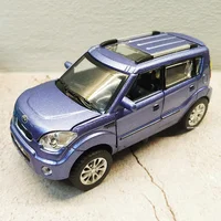 1:32 KIA SOUL Alloy Car Model Diecast Metal Toy Vehicles Car Model High Simulation Sound and Light Collection Childrens Toy Gift 2
