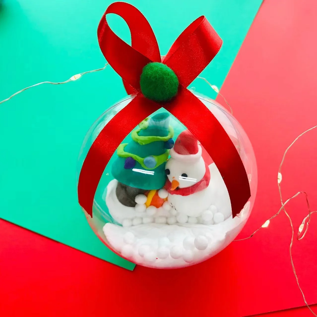 10 stücke Ball 4/6/8 cm Transparent Offene Kunststoff Weihnachten Dekoration Ballon Acryl Klar Flitter DIY Ornament geschenk Geschenk Box Ball – Detail 33