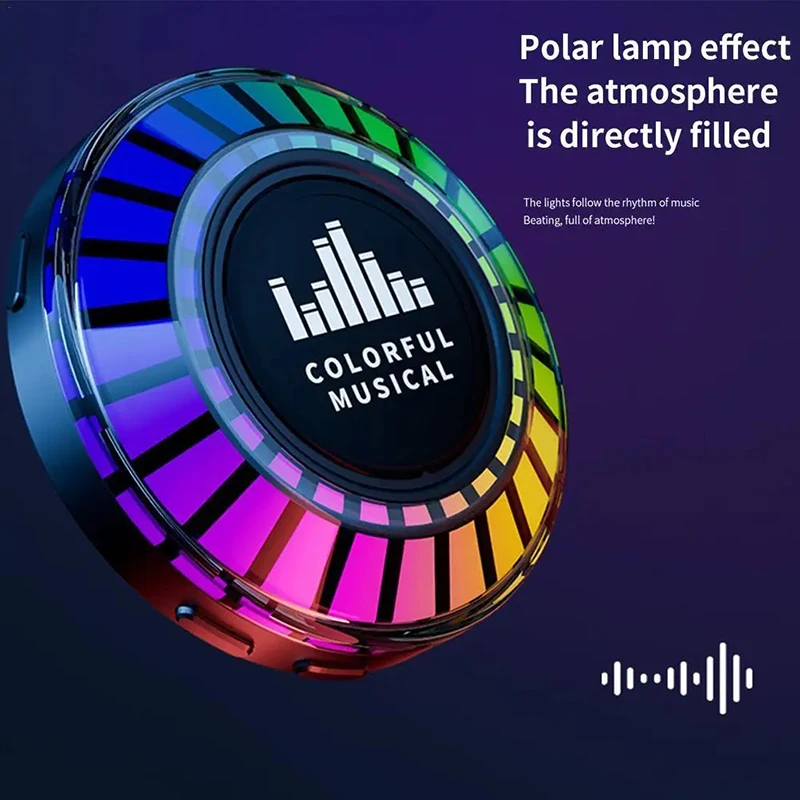 LED Atmosphere Light Pickup Rhythm Lamp Dynamic Sound Control USB Powered Colorful Ambient Light for Car and Home Decoration with ambient light car interior ambient light