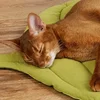 Cat Bed Mat Leaf Shape Pet Blanket Soft Puppy Sleeping Pad Washable Non-Slip Room Decor Floor Rug for Dogs Cats Pet Supplies 2
