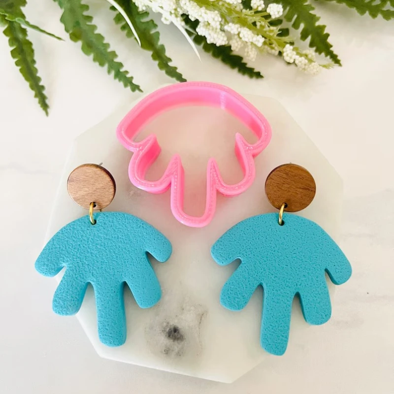 Soft Pottery Earrings Polymer Clay Molds DIY Ins Style Earring Polymer Clay Cutter Ceramics Earring Jewelry Pendant Making Tools