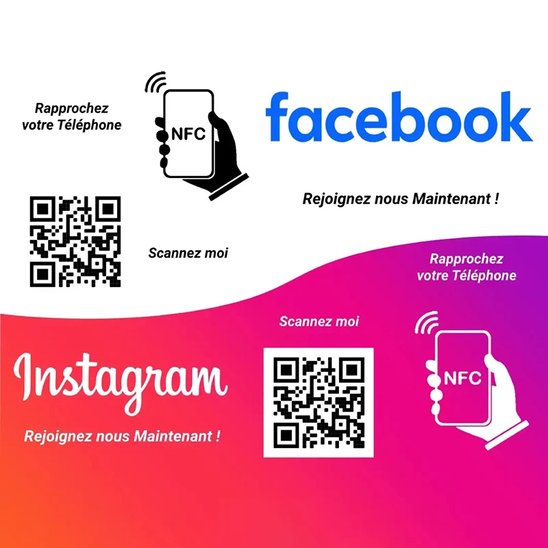 Código Pago Contacto Letrero QR Personalizable Pahdecor - Redes Sociales Y Pagos Para Negocios Señal Wifi Redes Sociales