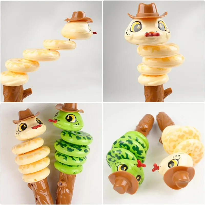 Whistling Snake Toy Twisting Whistle Animal Noise Makers Toddler Decompression Swinging Balance Toy Preschool Educational Toy 4