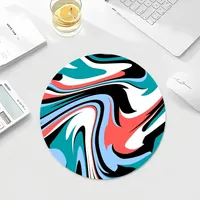 Strata Liquid Animation Round Speed Version Game Computer Keyboard Office Table Mat PC Laptop Mouse mat Padmouse Desk Play Mats 2