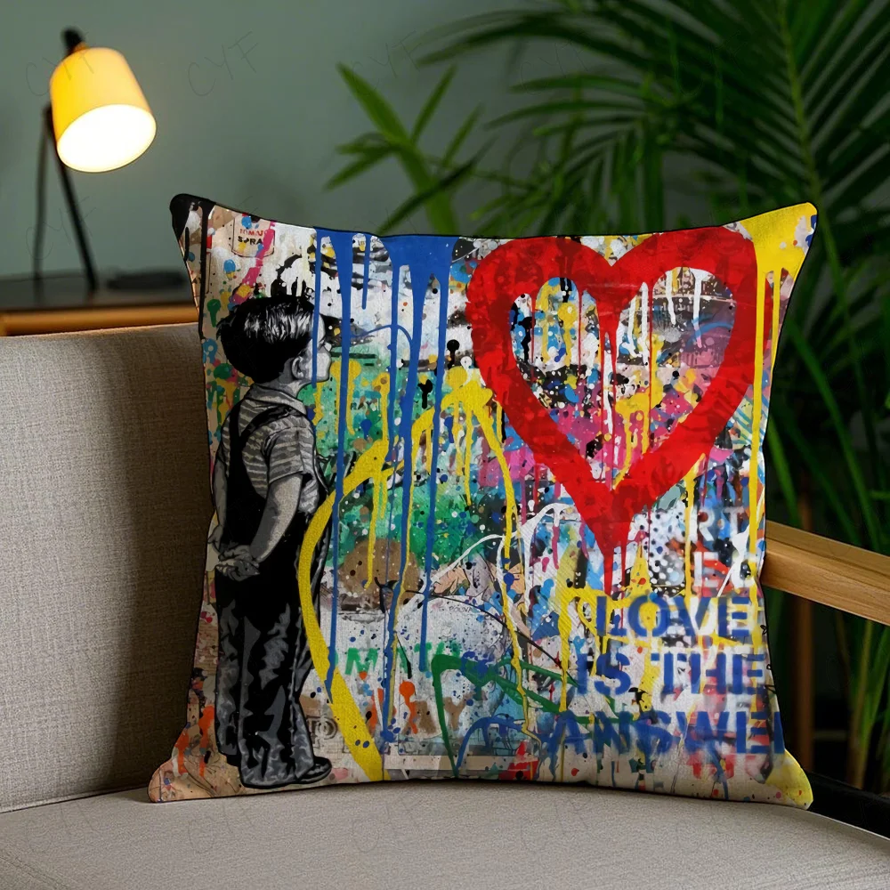 Embroidered Nordic Throw Pillow Covers