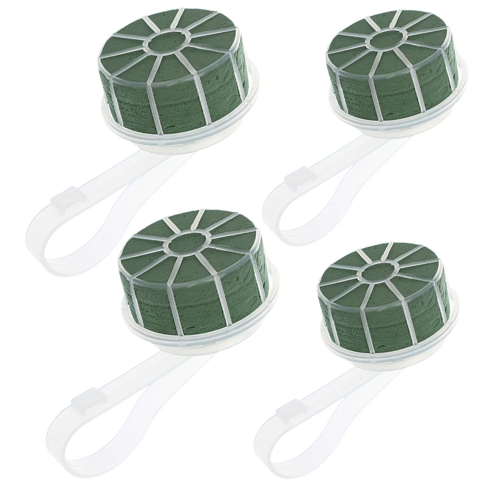 

4 Pcs Flower Arrangement Wedding Decor Bridal Bouquets Holder Hand Artificial Flowers Base Bride