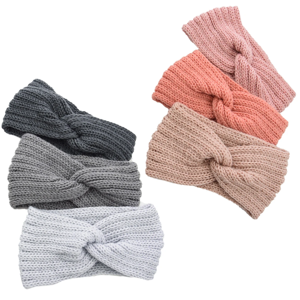 

36 Color New Knitted Cross Elastic Headband Women Winter Autumn Girls Hair Accessories Crocheted Twist Turban Headwrap Bandeau