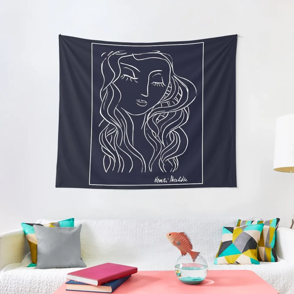 

HEAD : Vintage Matisse Young Girl Silhouette Print Tapestry Wall Decoration Items Wall Hangings Decoration Tapestry