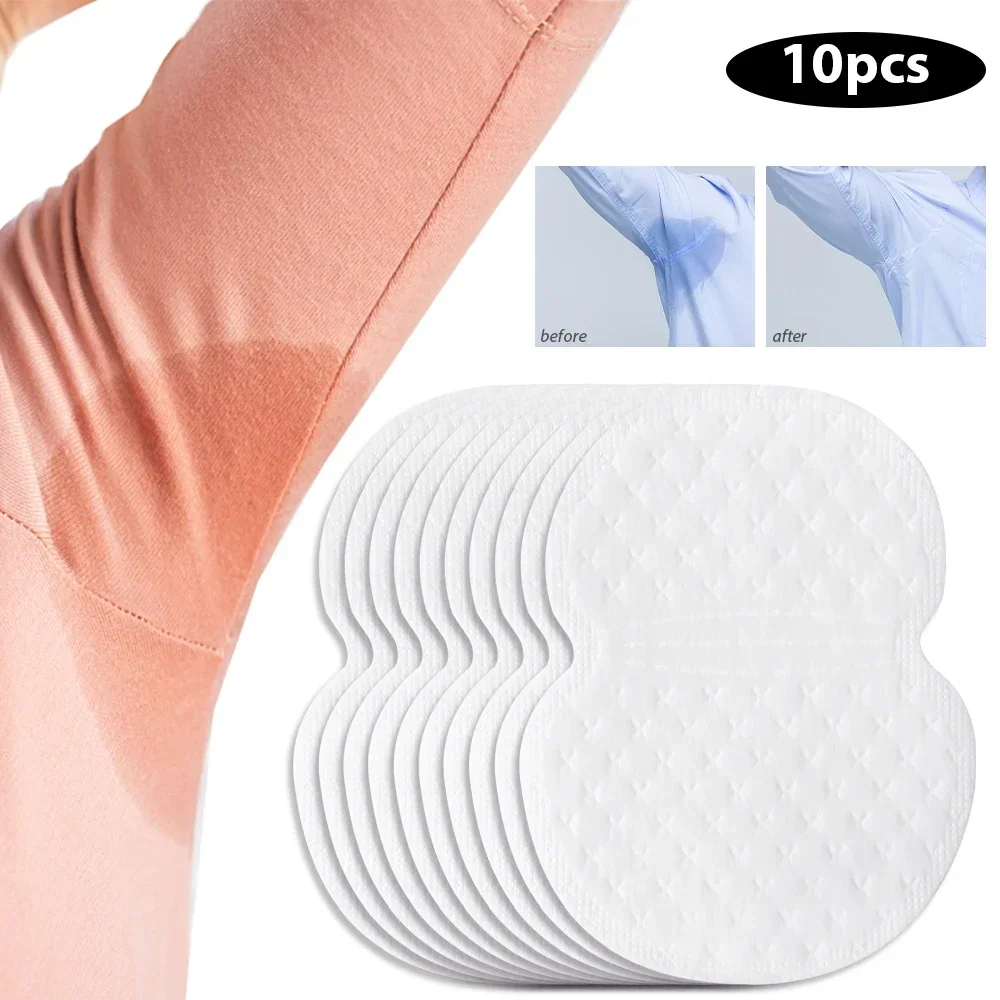 Disposable Sweat Pads 50pcs Invisible Underarm Absorbent Dress Clothing Care Antiperspirant Lightweight Anti Sweat Summer