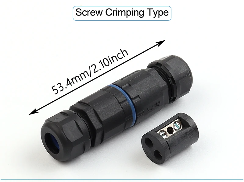 I-förmiger IP68 Wasserdichter Steckverbinder Anschlussdose 2/3/4/5-polige Klemmenadapter Outdoor Regenfeste Kabelverbinder Anschlussklemmen für LED-Beleuchtung – Detail 9