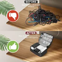Portable Digital Storage Bag USB Gadget Waterproof Cable Organizer Pouch Digitals Pack Supplies Electronics Devices Accessories 2