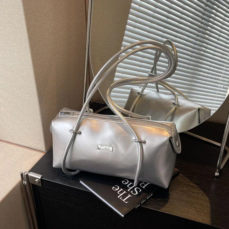 

Сумка на плечо с длинными ручками из ПУ кожи