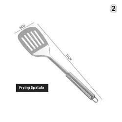 Stainless Steel Cooking Utensils Set - Shovel, Soup Spoon, and Turner (2)