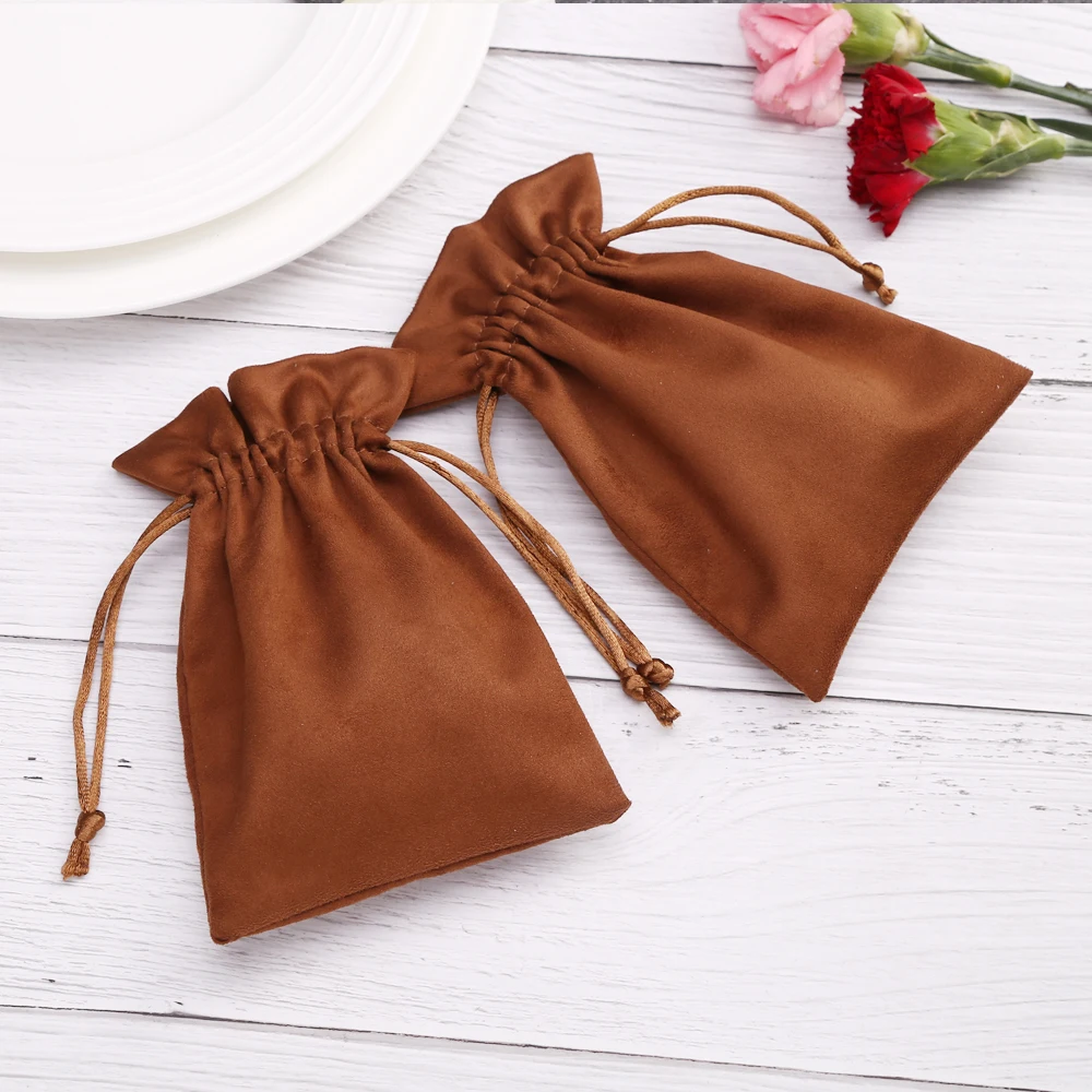 5pcs Flannel Jewelry Organizer Packing Pouch 7X9cm Drawstring Small Gift Bags Wedding Favor For Guests Bulk Candy Bag Can Custom 10 Sc9bdb9eba40b45e991831ebca471de35B
