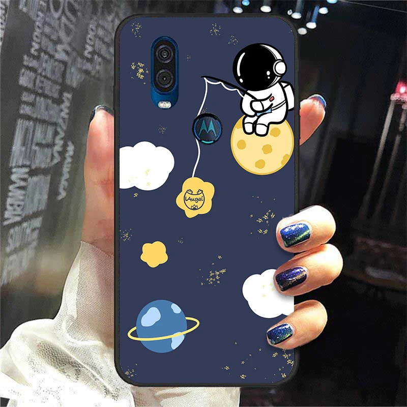 mobile flip cover For Moto One Action Case Silicone Soft TPU Astronaut Cartoon Phone Cases For Motorola One Vision Cover For Moto One Macro ZoomFor Moto One Action Case Silicone Soft TPU Astronaut Cartoon Phone Cases For Motorola One Vision Cover For Moto One Macro Zoom designer phone pouch Cases & Covers