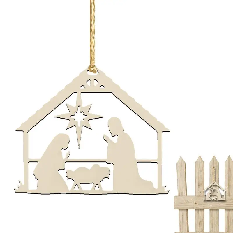 

Easter Wooden Embellishments Hope Pattern Hanging Ornaments For Ceiling Easter Wood Ornaments For Crafts DIY Wood Cutouts