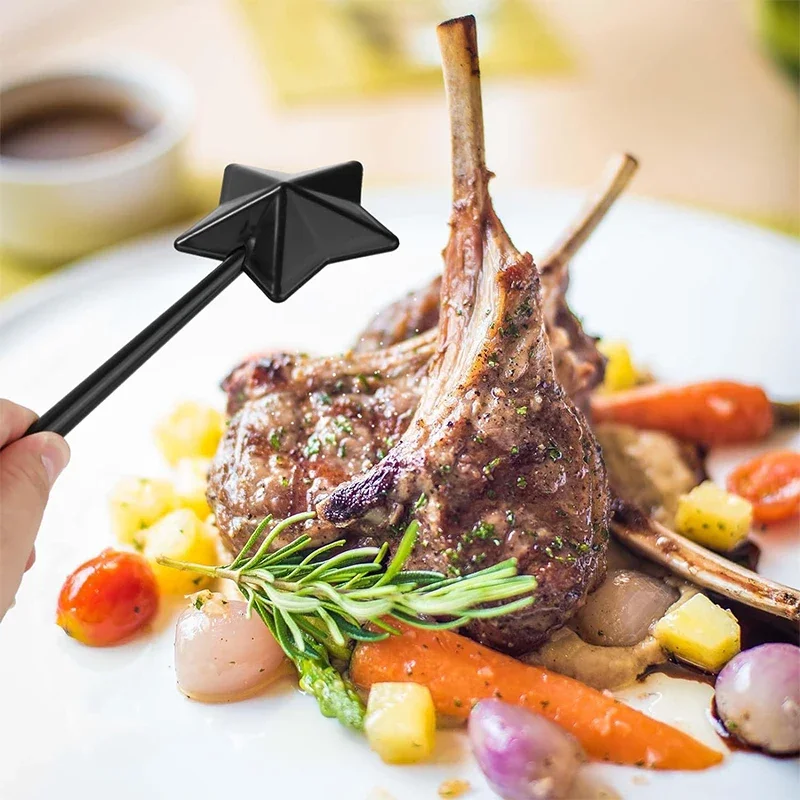 Five-pointed Star Magic Wand Salt Pepper Shakers Portable Salt Spreader Wand Spice Dispenser Seasoning Shaker BBQ Supplies