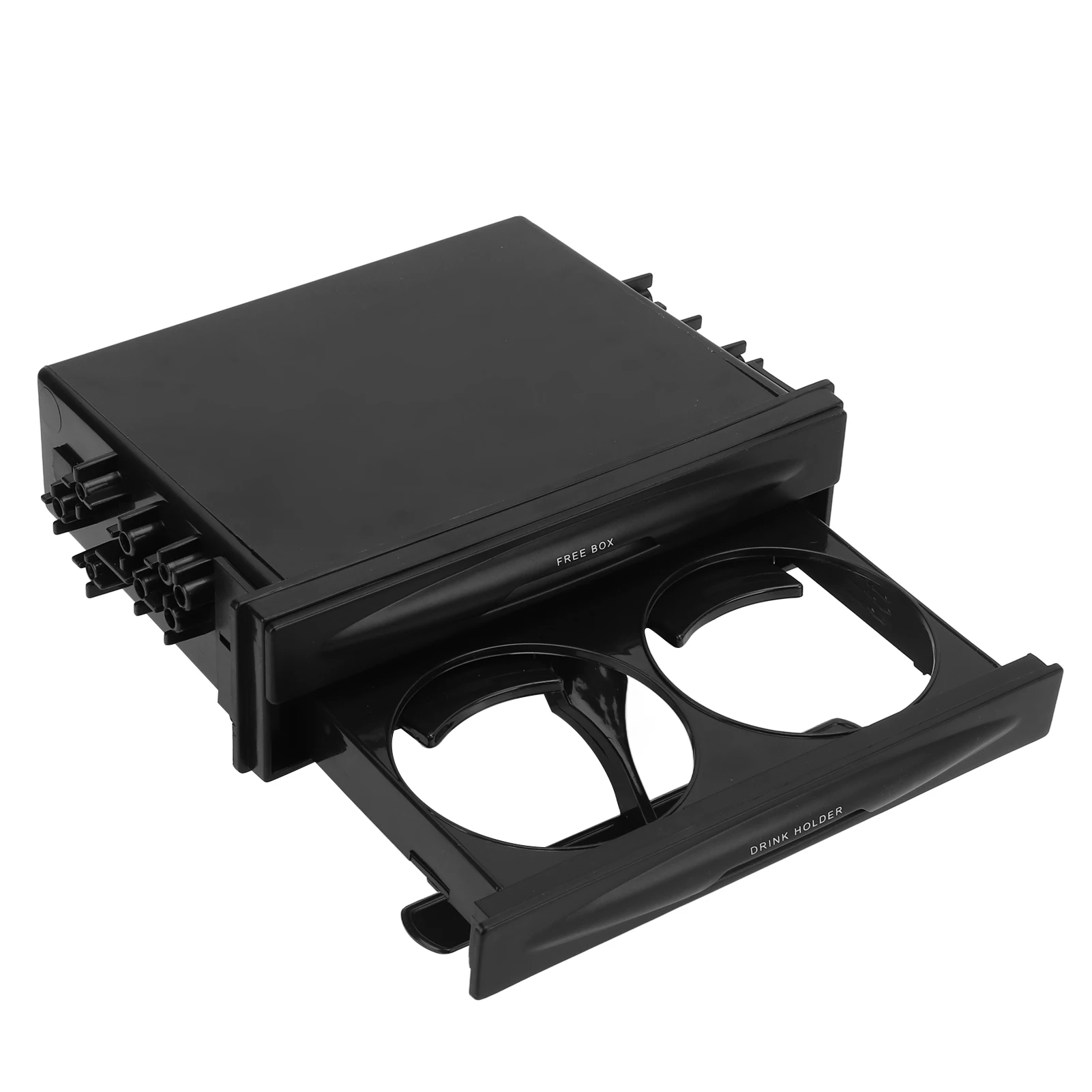 Car Radio Cup Holder 2 in 1 Multi Purpose Universal Car Stereo Storage Box for Organizing Items car meters holder