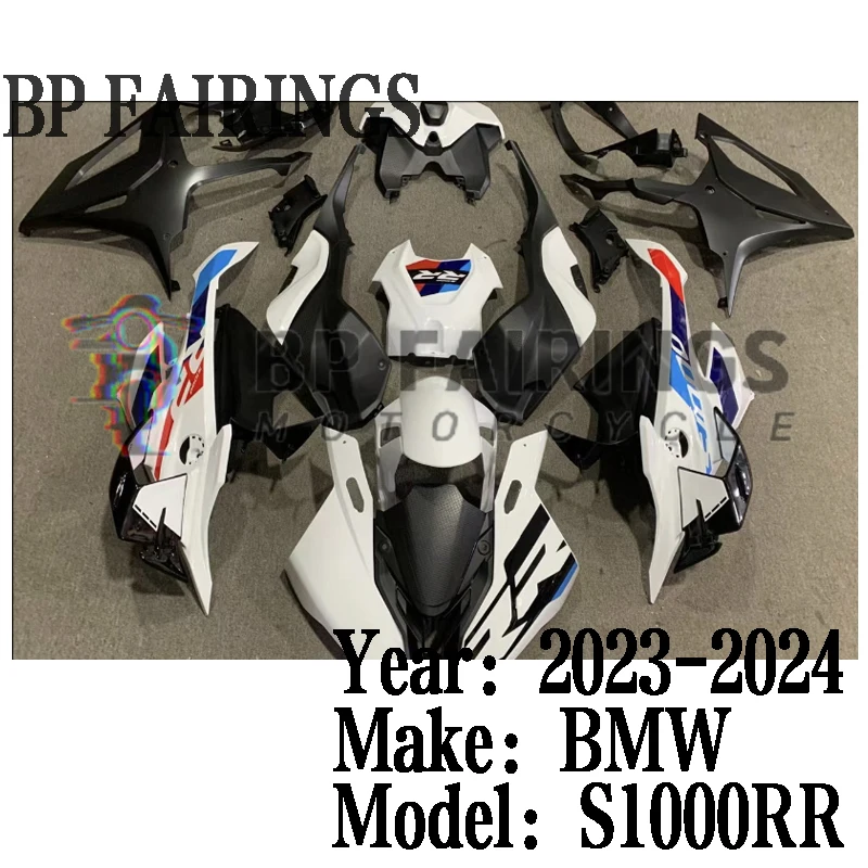 

Обтекатели для BMW S1000RR 2023 2024, аксессуары, полный обтекатель, комплект панелей из высококачественного АБС-пластика, набор для литья белого цвета