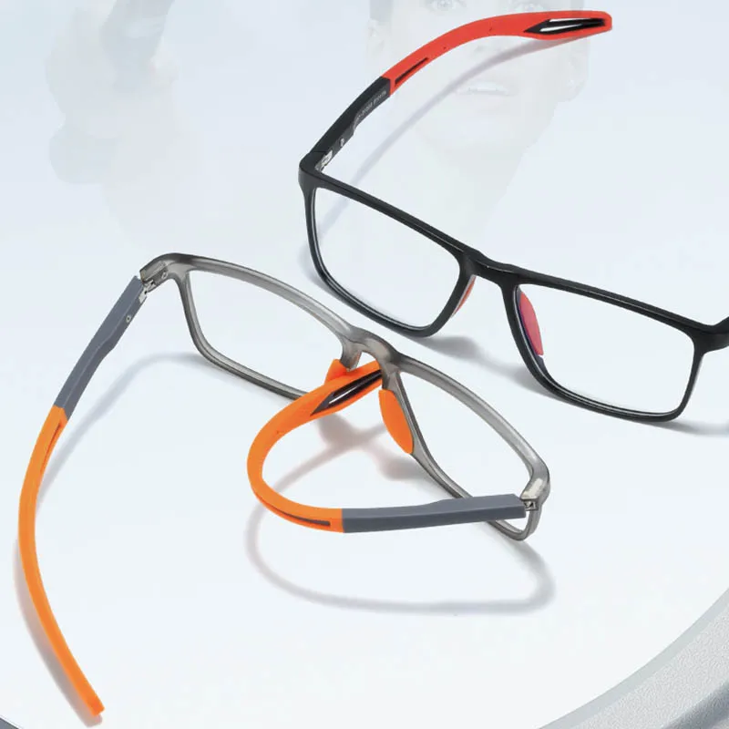 Flexible and Stylish Sports Design Reading Glasses with cases