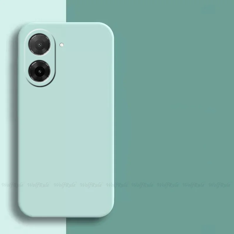 Liquid Silicone Shockproof TPU Soft Phone Case with Original Back Cover Design