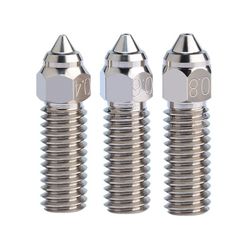 

3Pcs K1 Nozzle Kit Hardened Steel 600Mm/S High-Speed Printing For K1 / K1 Max / CR-M4 3D Printer 0.4/0.6/0.8Mm