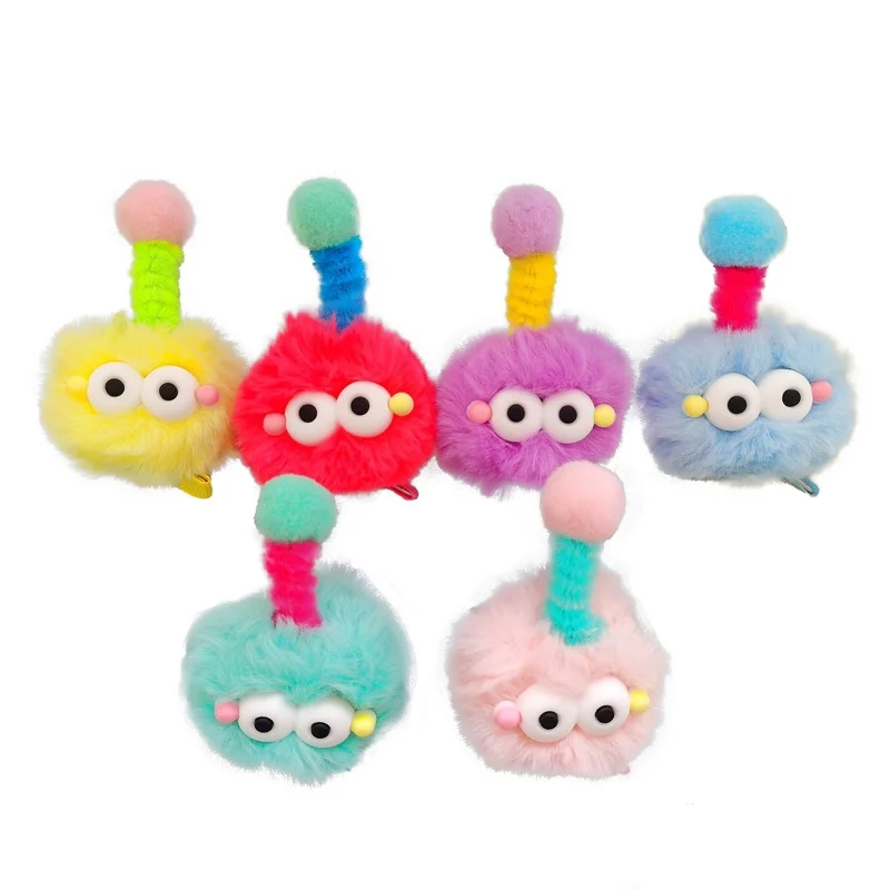 Kreative Häkeln Haar Clip Für Mädchen Hand Woven Garn Haarspangen frauen Cartoon Lustige Entenschnabel Clip Haar Zubehör Haarnadel – Detail 14