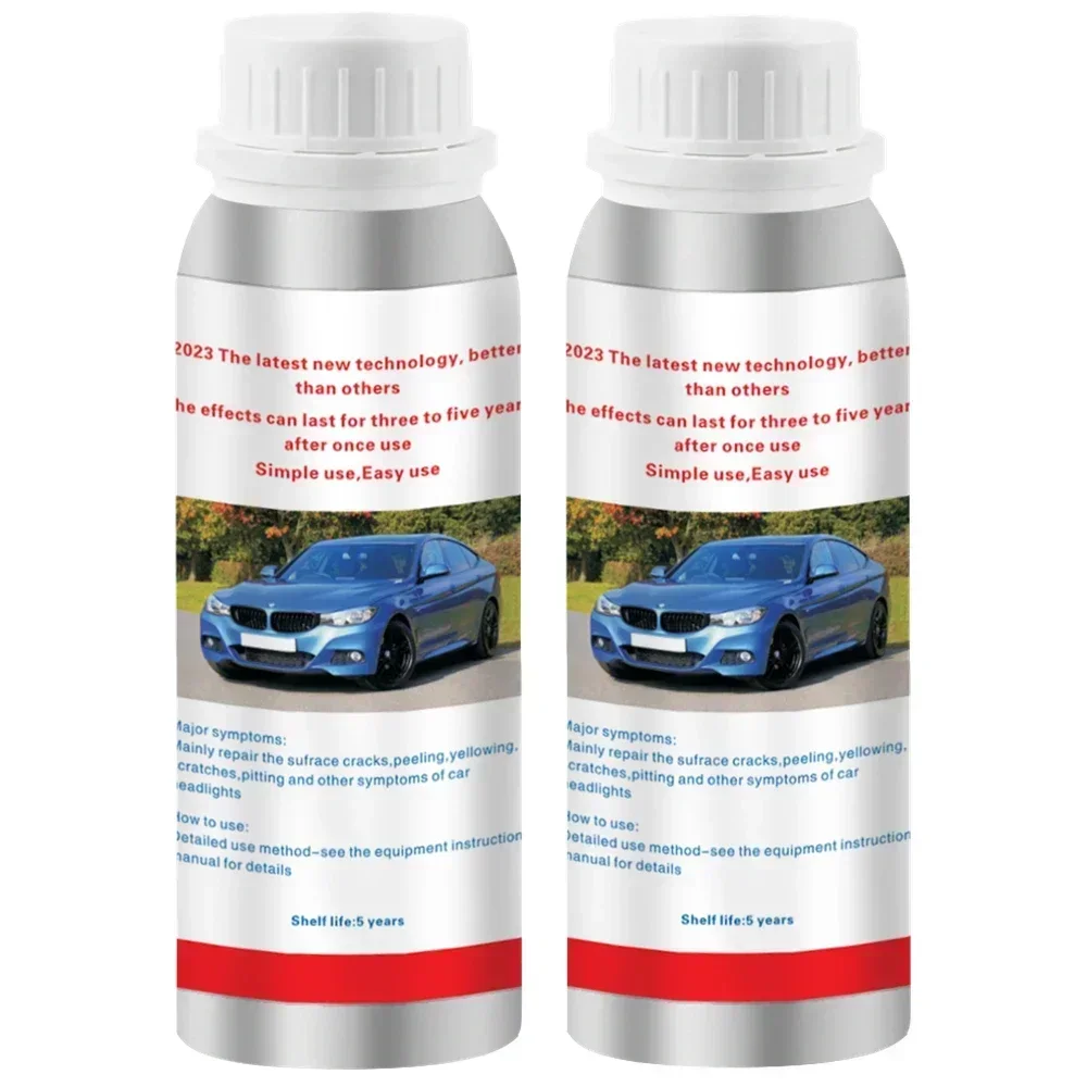 Polish Headlight Chemical Polishing Kit Headlight Liquid 200ml Polymer Repair Fluid The Headlights Car Restoration Kit