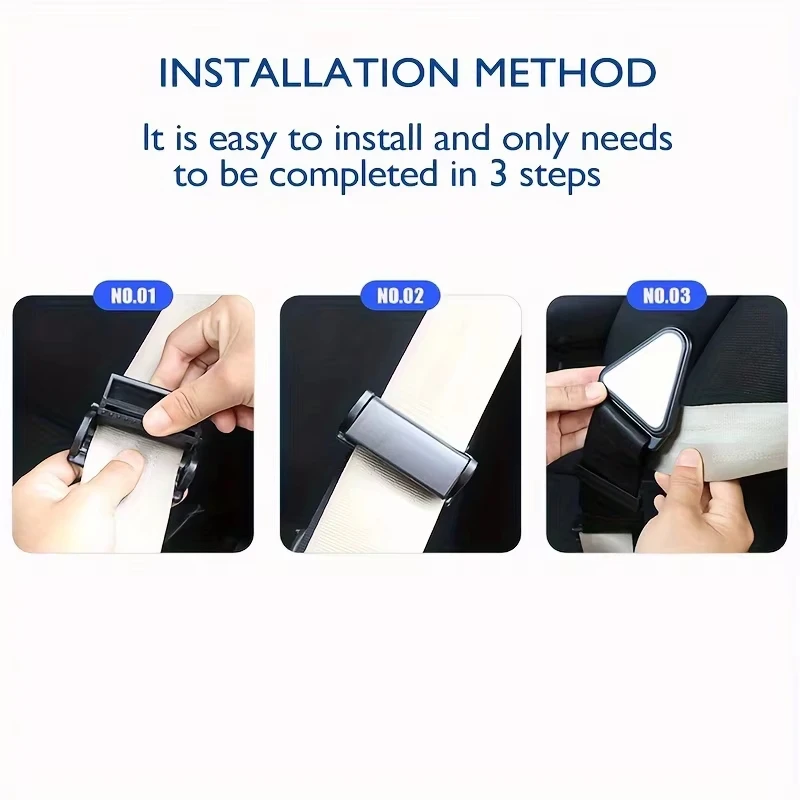 Cintura di sicurezza per bambini in auto, previene il movimento, chiusura regolabile, sicura e confortevole, sedile anti-strangolamento al collo, semplice e conveniente - Image 6