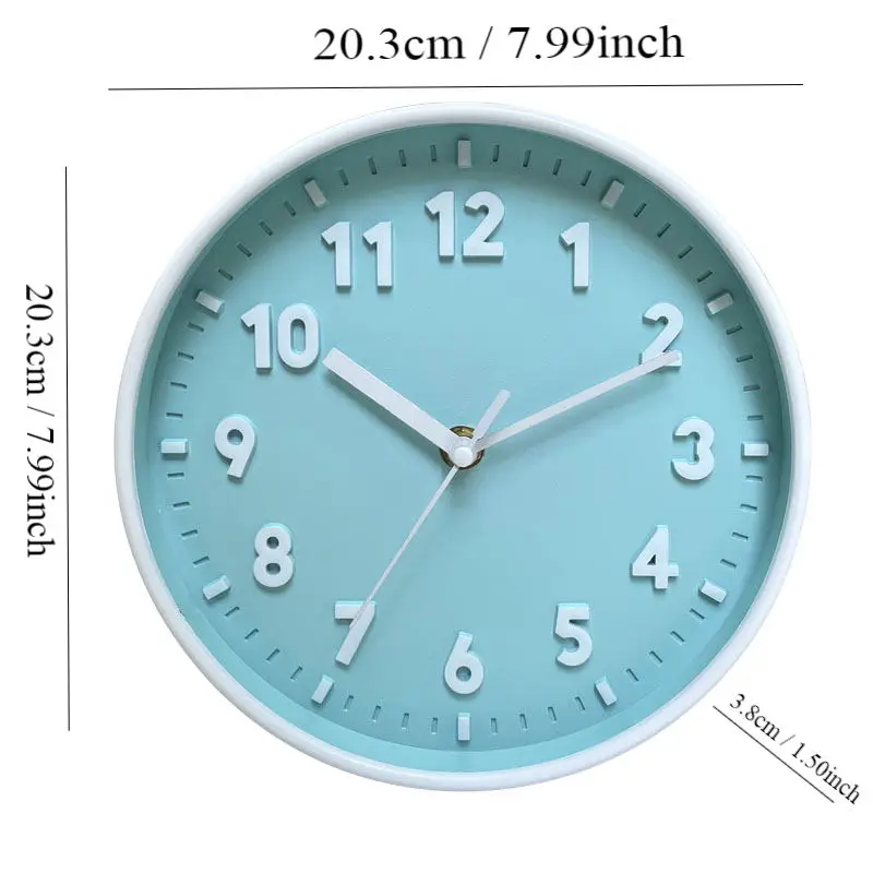 Modern Design Wall Clock Mute Does Not Tick Digital Wall Clock for Kitchen Bedroom Home Decor Sending Friends