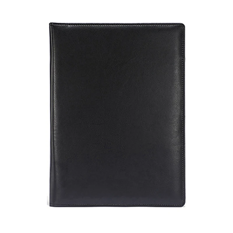 A4 PU Padfolio 파일 폴더, 포트폴리오 비즈니스 문서 거치대, 금속 클립보드 패드, 문서 정리함 거치대